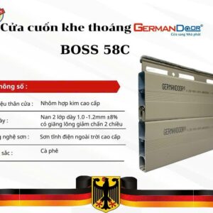 Cửa cuốn khe thoáng German Door Boss 58C